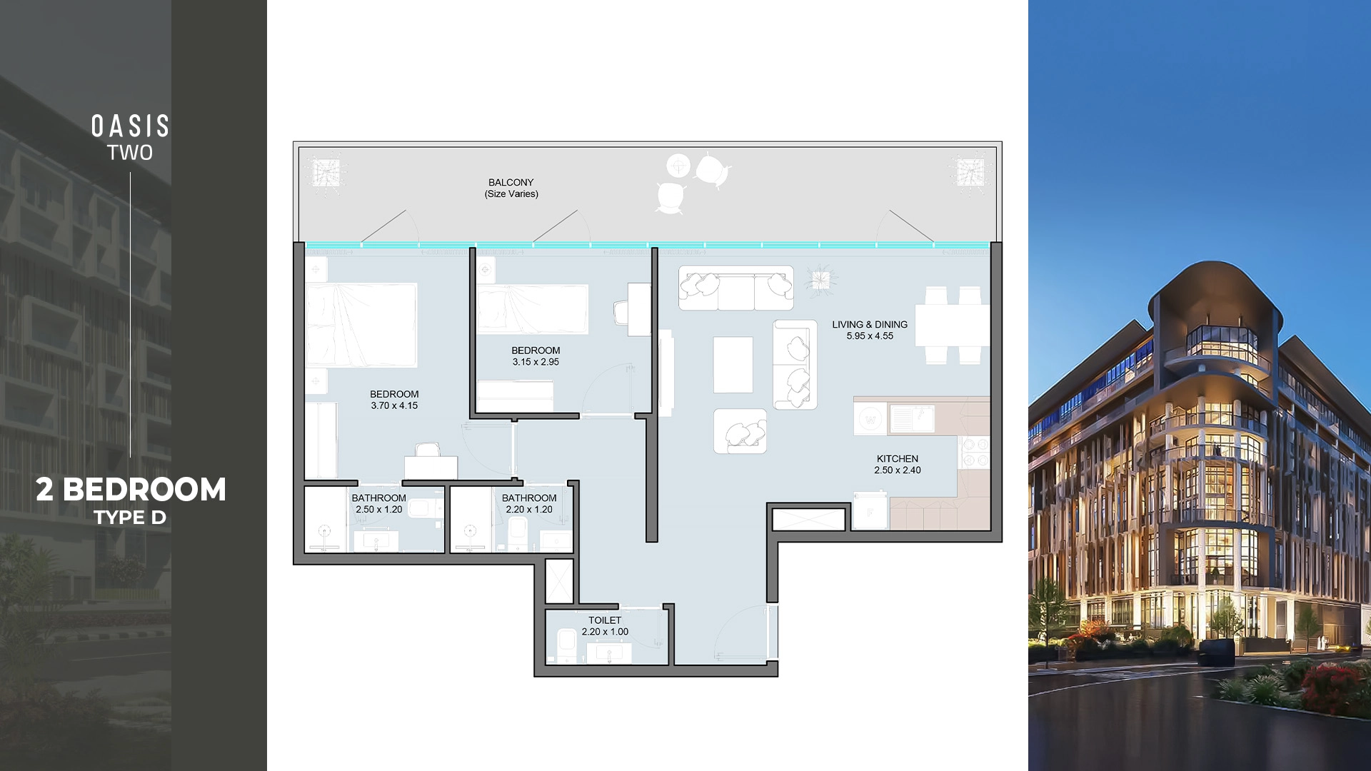 2 BR - Type B